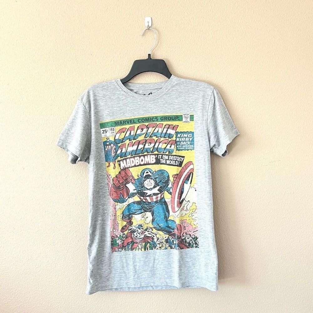 Jack &βJonesβCaptainβAmericaβTee